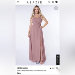 Azazie Nahrin Dress in Dusty Rose
